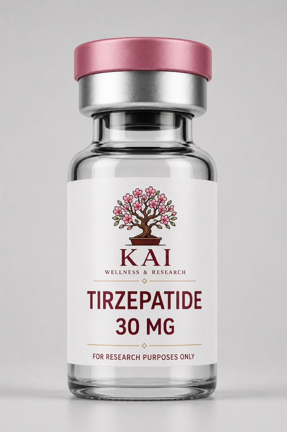 Tirzepatide 30mg vial - KAI Wellness & Research