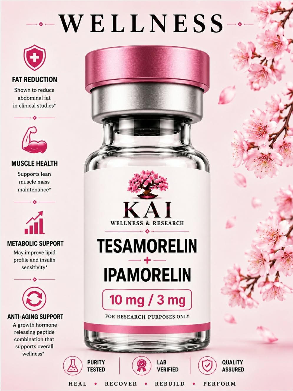 Tesamorelin + Ipamorelin 13mg